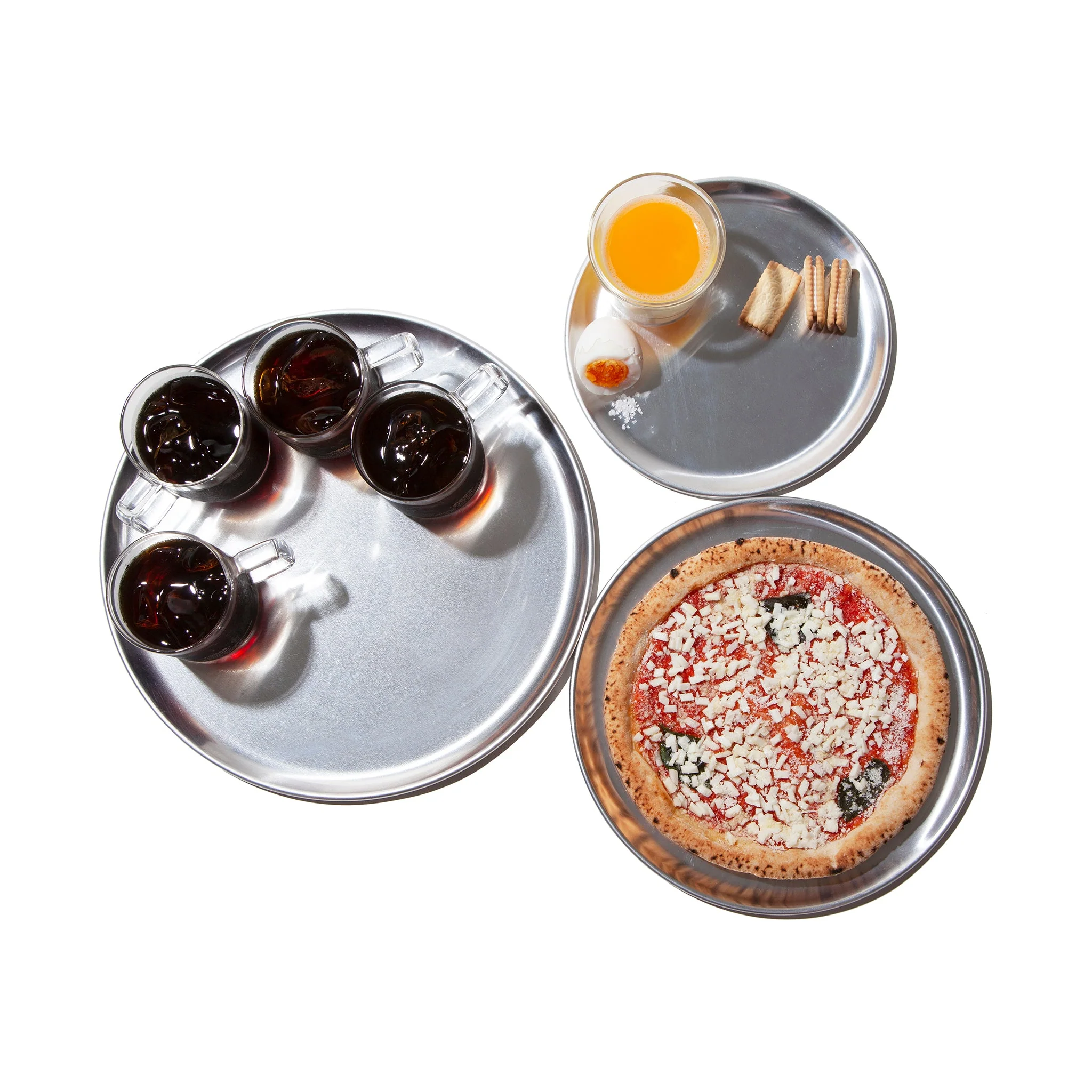 ALUMINUM ROUND TRAY - 12IN - Image 2