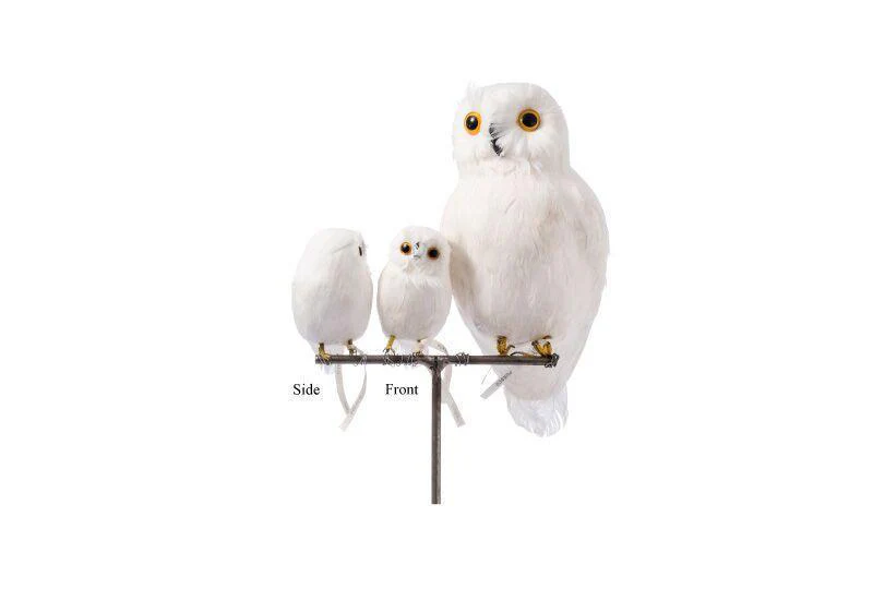 ARTIFICIAL BIRDS / OWL WHITE - Image 3
