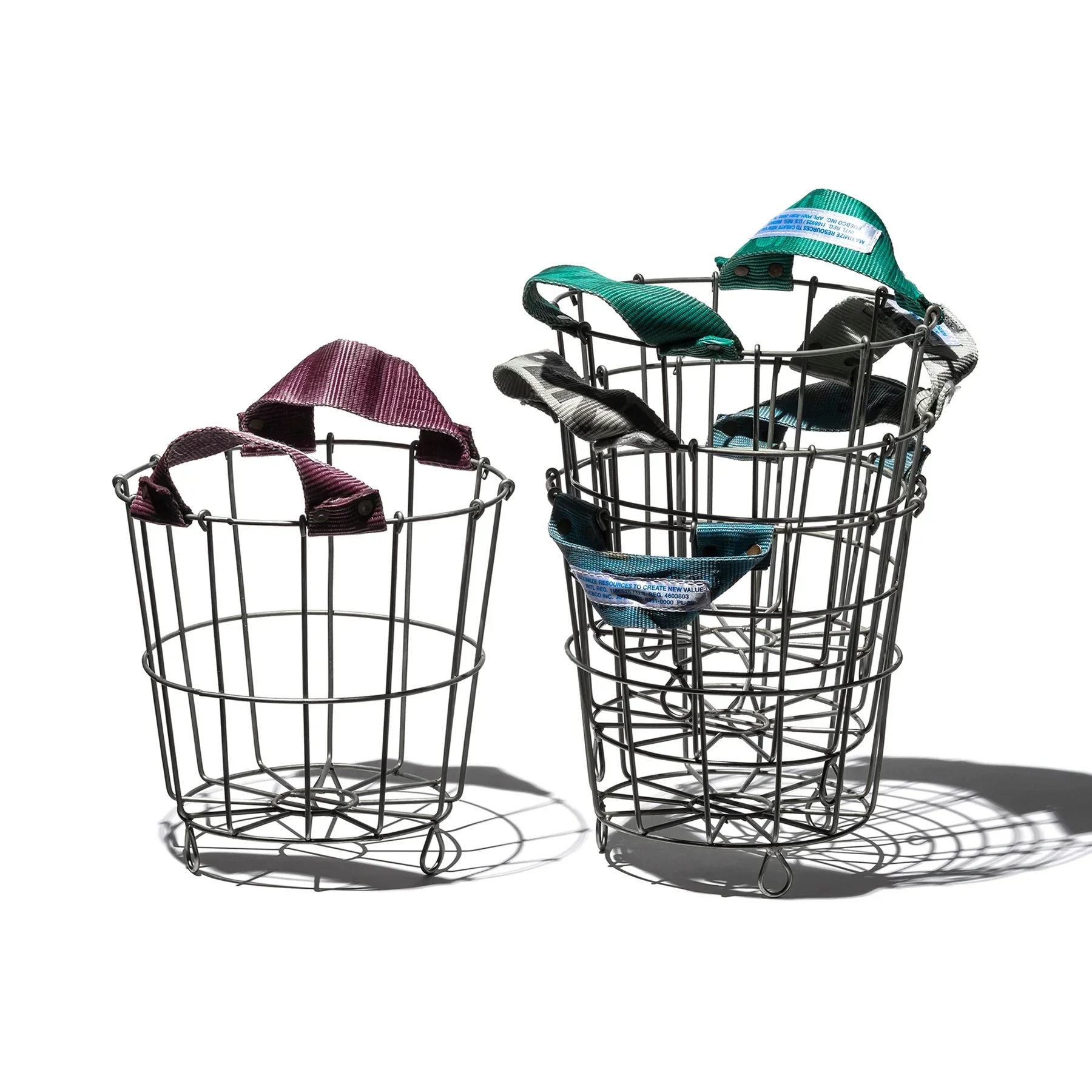 Belt Handle Round Basket - Image 3