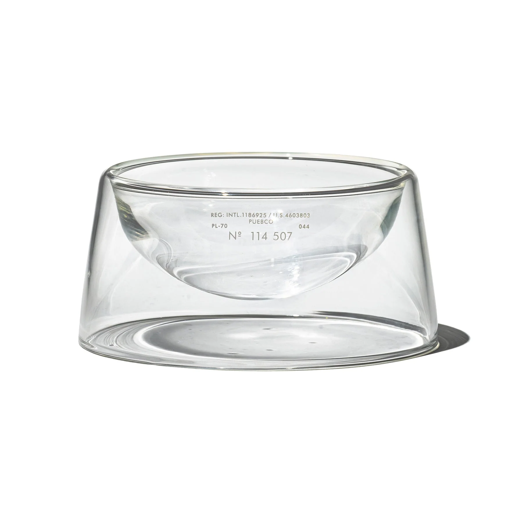 Double Wall Borosilicate Pet Bowl