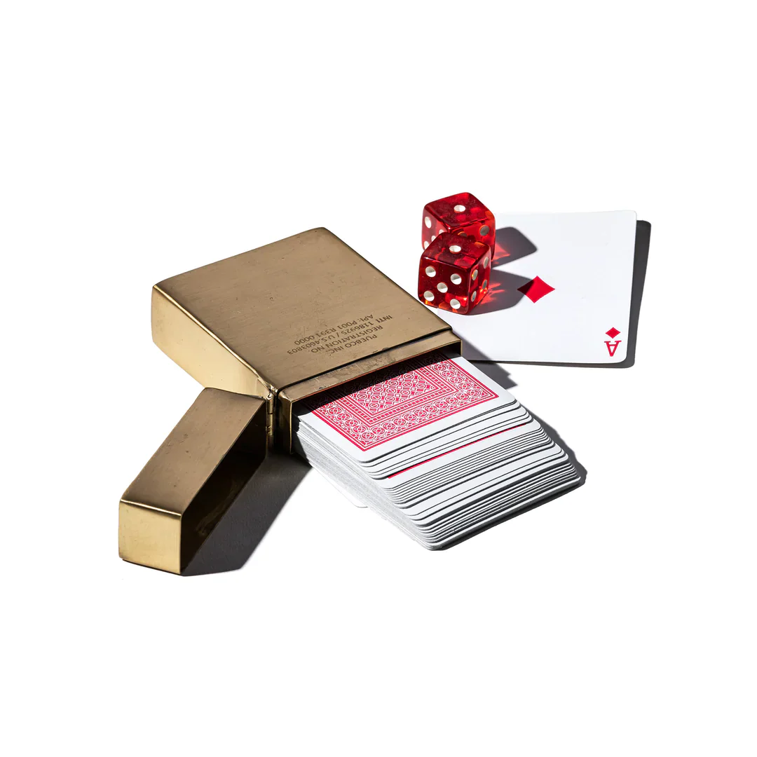 BRASS PLAYING CARD CASE - Image 2