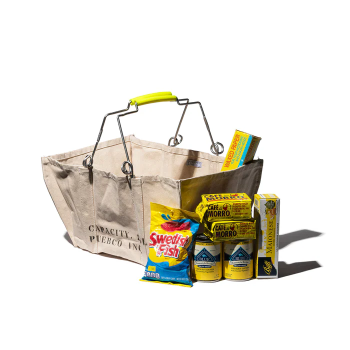 ACCORDIAN MARKET BASKET YELLOW - Image 2