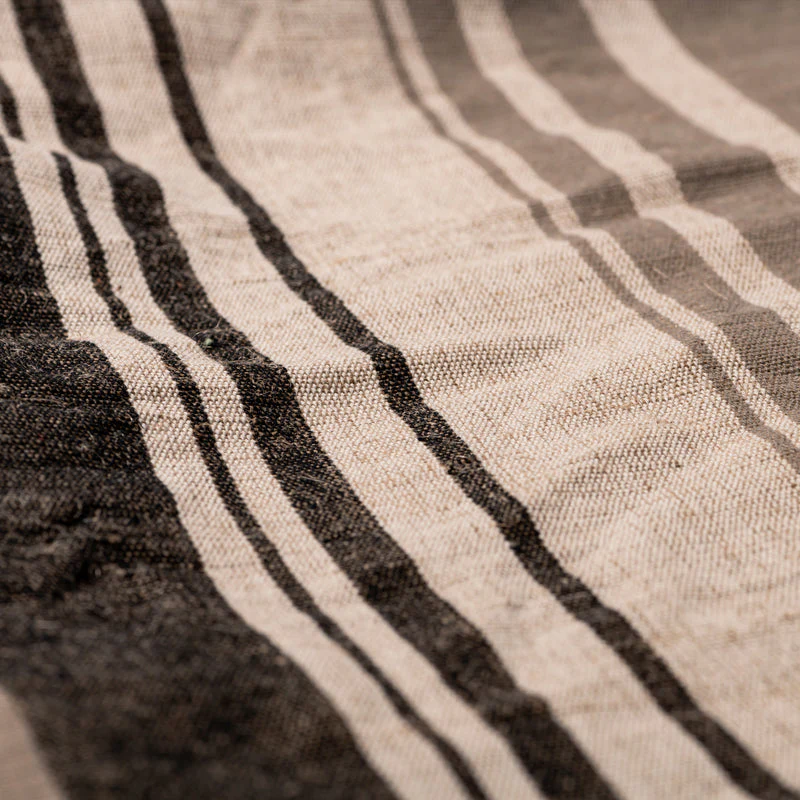 Cotton Jute Stripe Apron - Image 3
