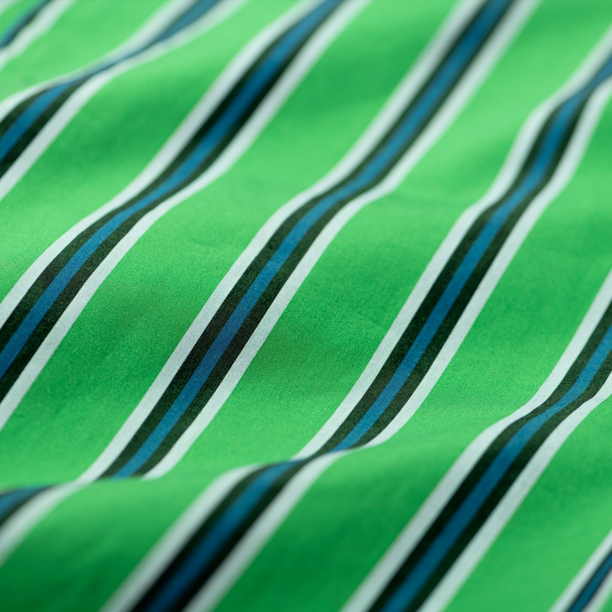 Cotton V-Neck Stripe Shirt - Image 7