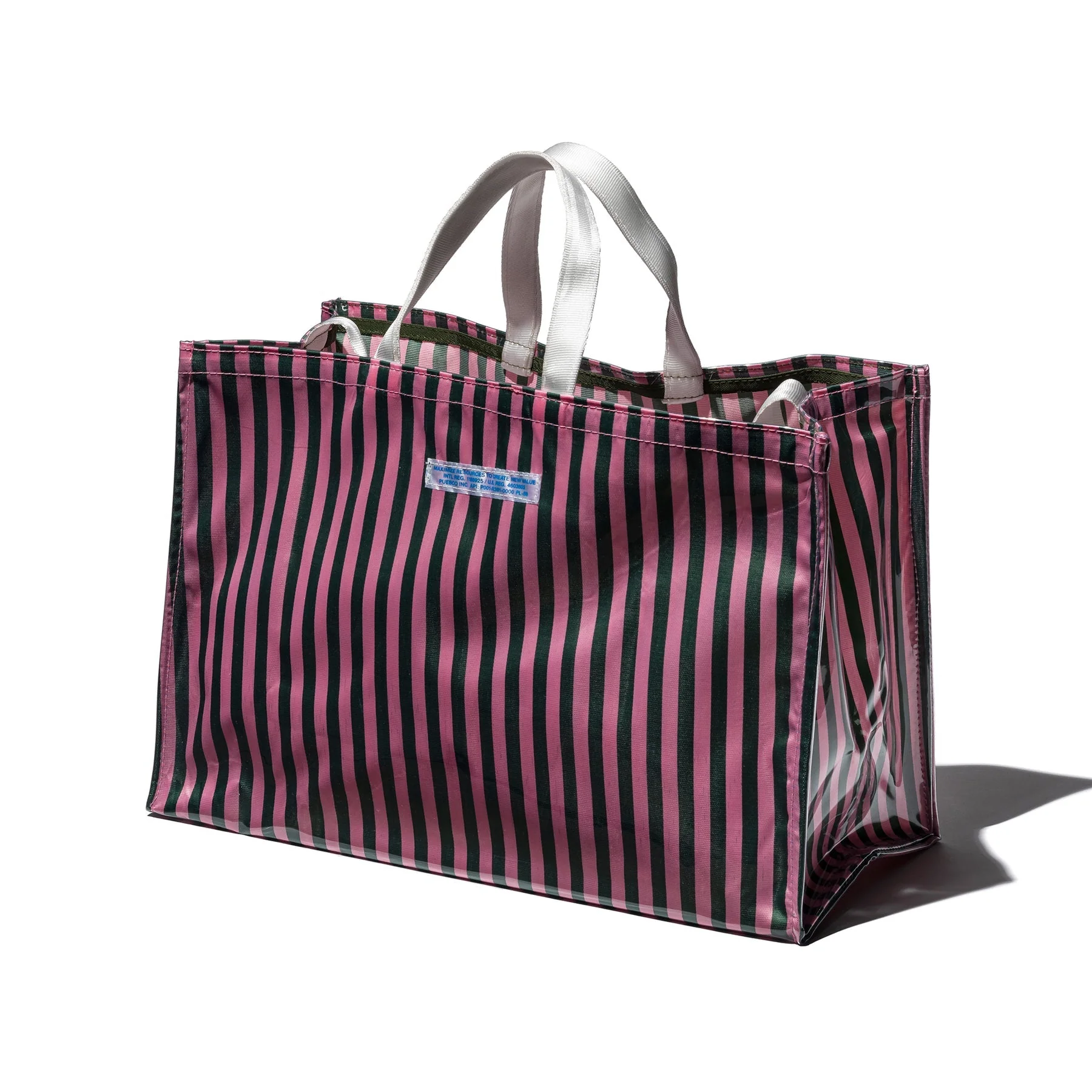 Covered School Tie Fabric Market Bag - Image 3