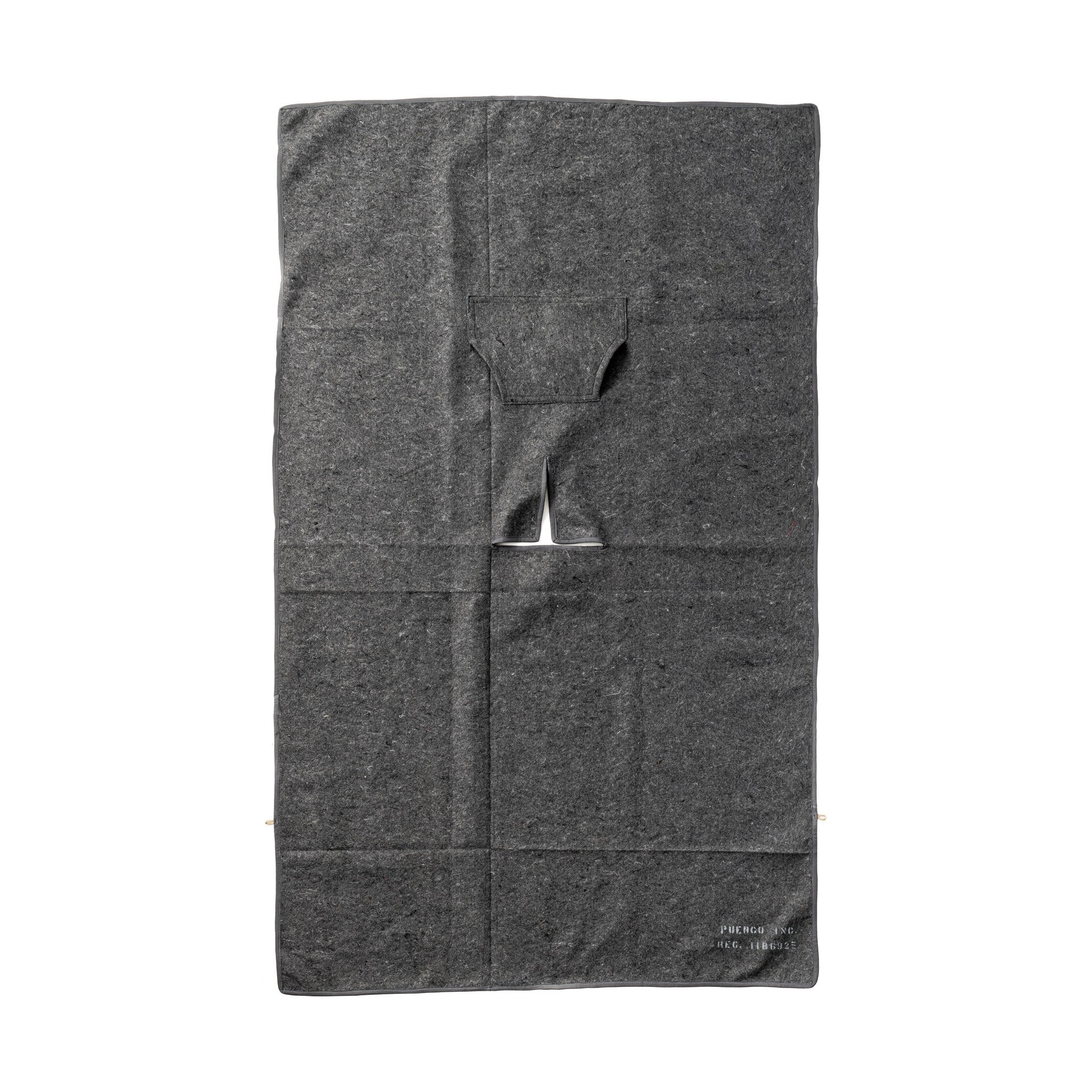 FELTED BLANKET PONCHO - Image 8