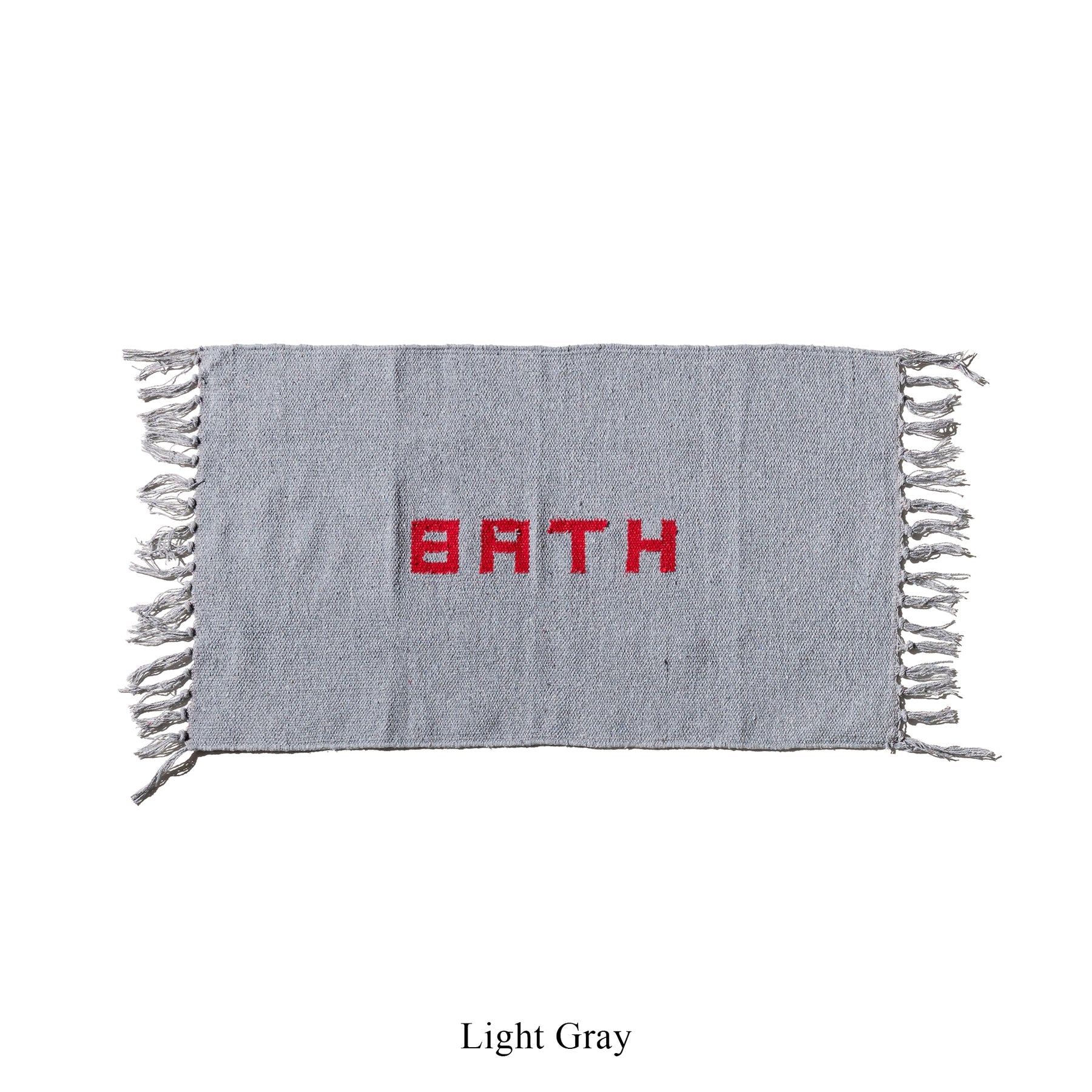 HANDLOOMED RECYCLE YARN BATH MAT - Image 5
