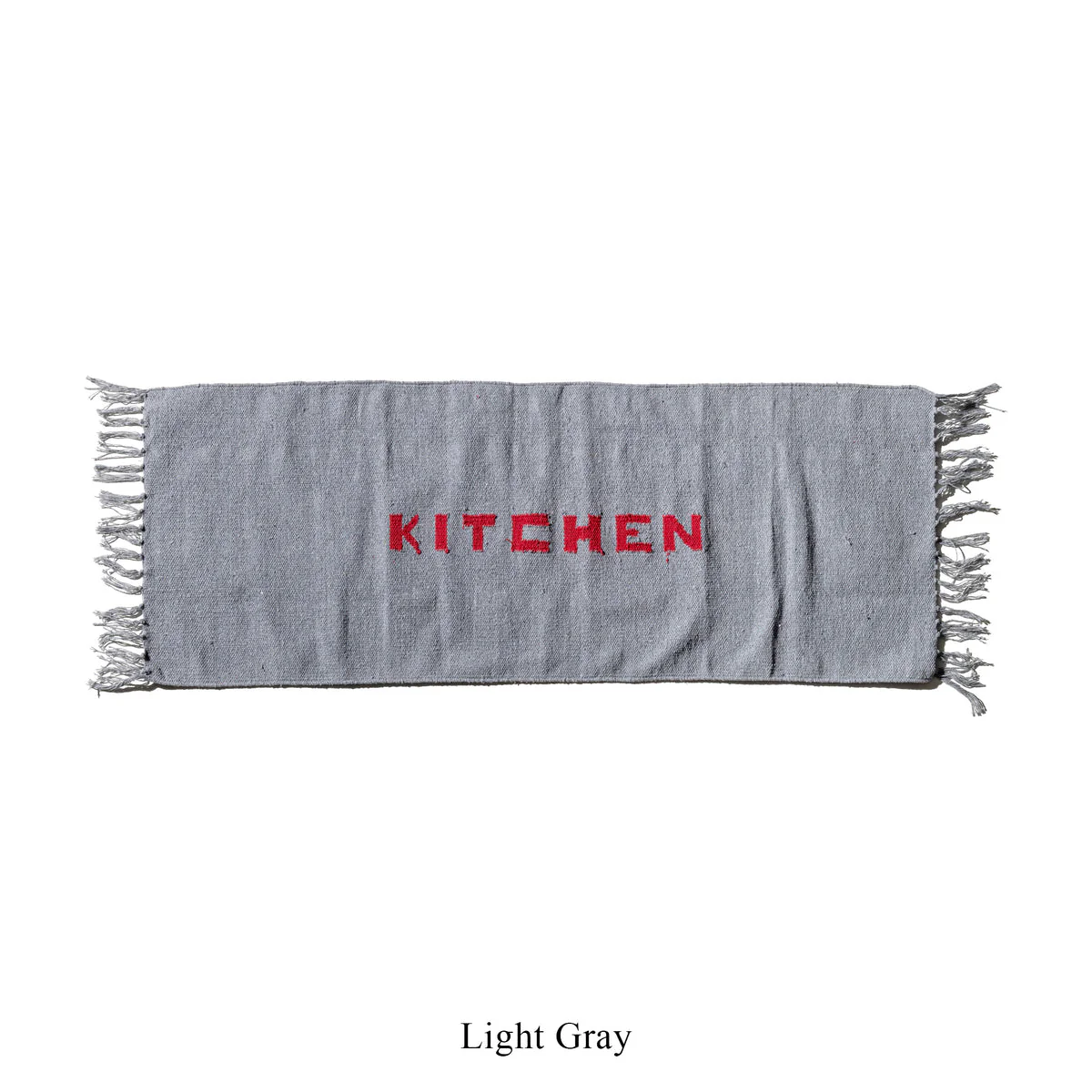 HANDLOOMED RECYCLE YARN KITCHEN MAT - Image 4