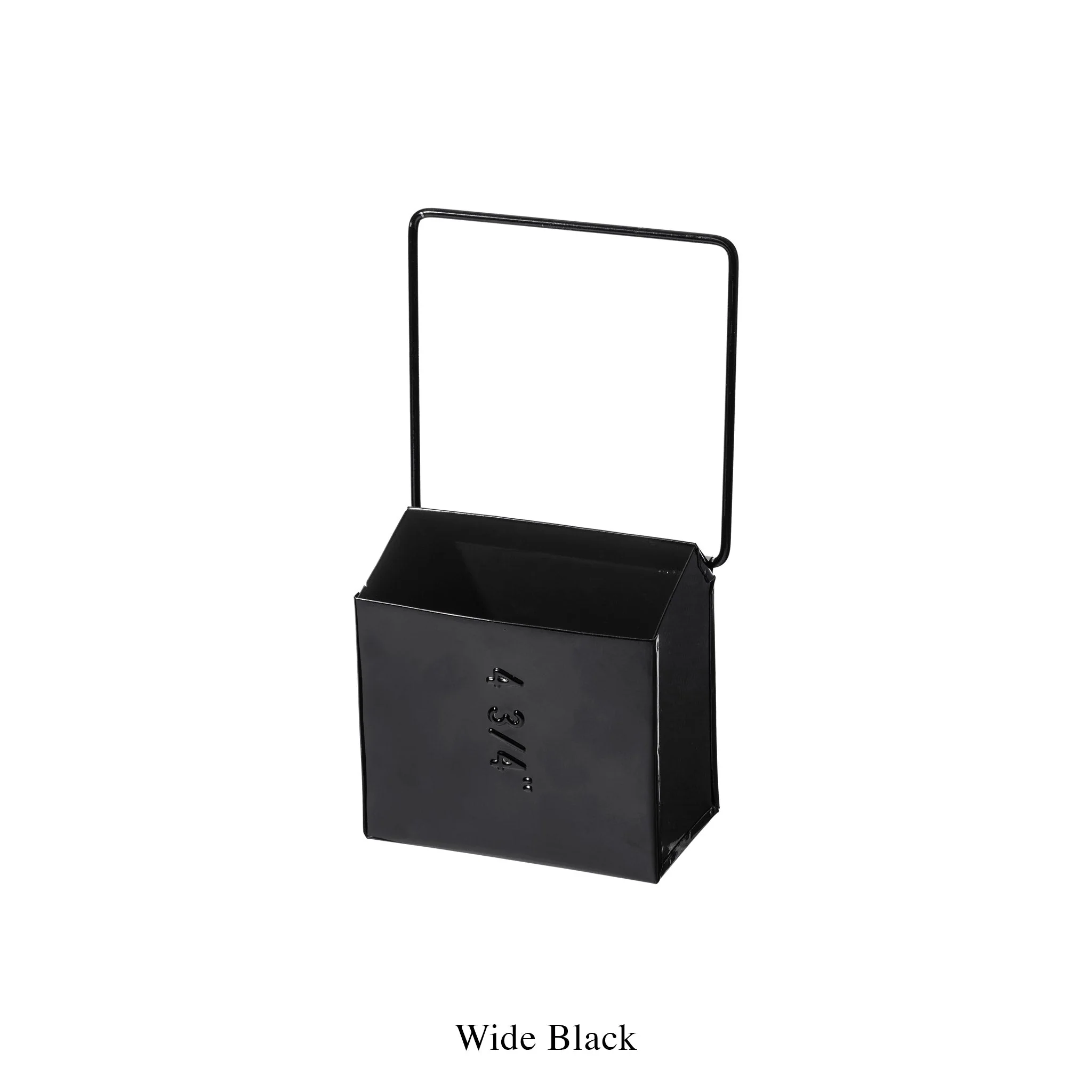 HANGING TOOL STORAGE BOX WIDE BLACK - Image 3