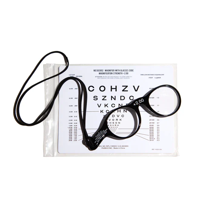 MAGNIFIER WITH GLASSES CODE