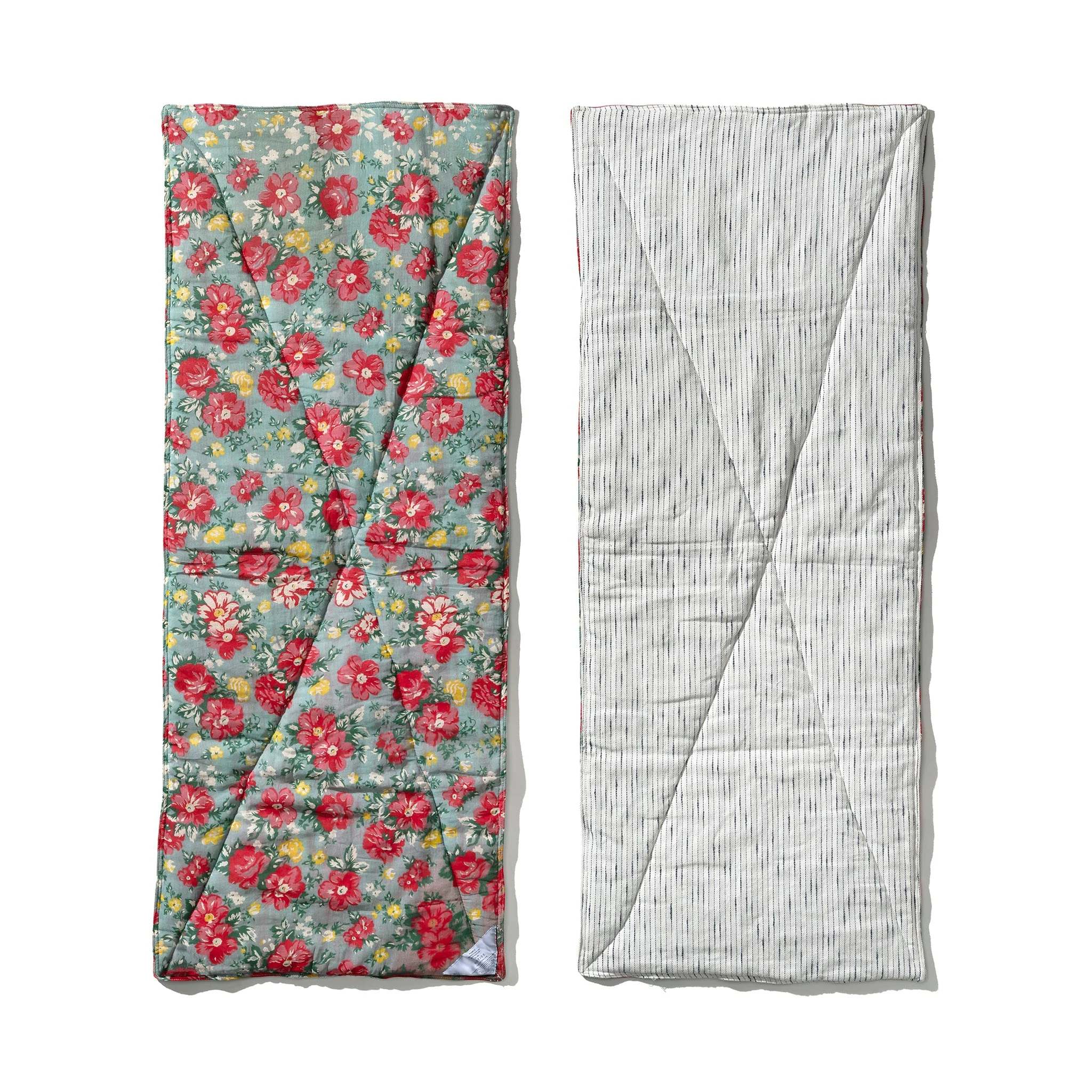 Puffy Nap Mat / Flower X Stripe - Image 3