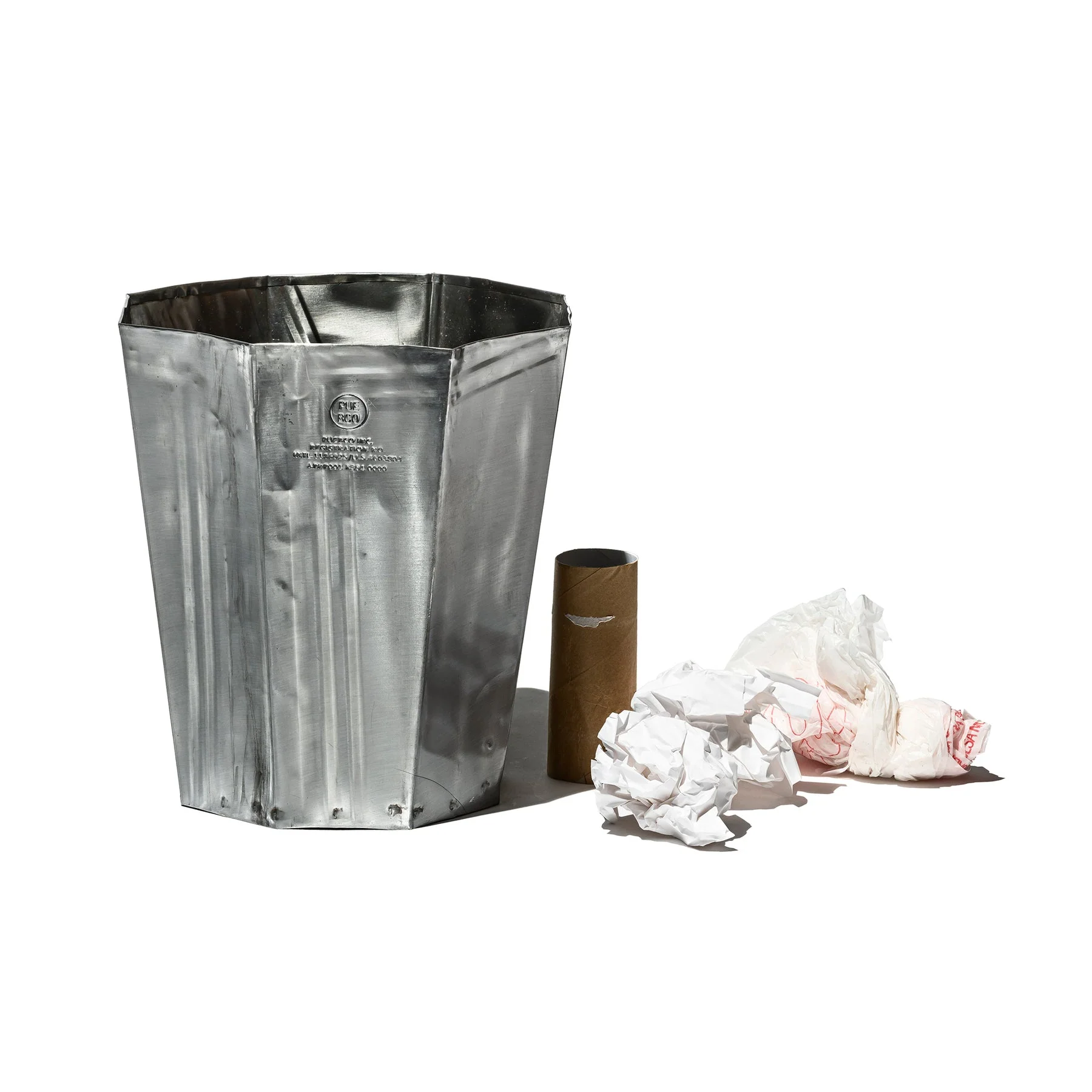 RECYCLED STEEL TRASHCAN - Image 12