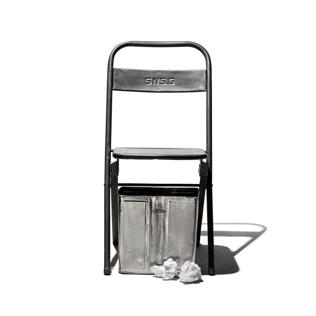 RECYCLED STEEL TRASHCAN - Image 4