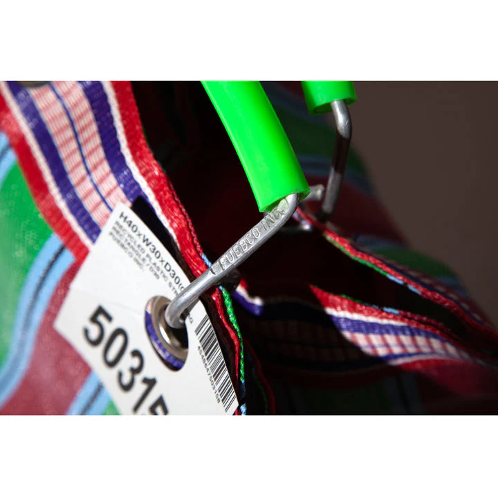 RECYCLED PLASTIC STRIPE BAG - Rectangle D15 - Image 10