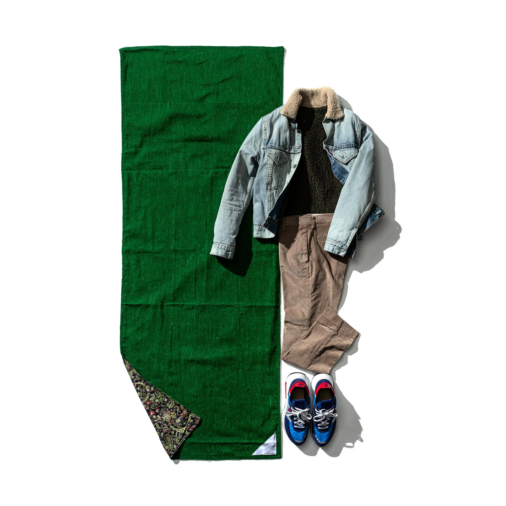 Reversible Nap Mat / Paisley X Green - Image 2