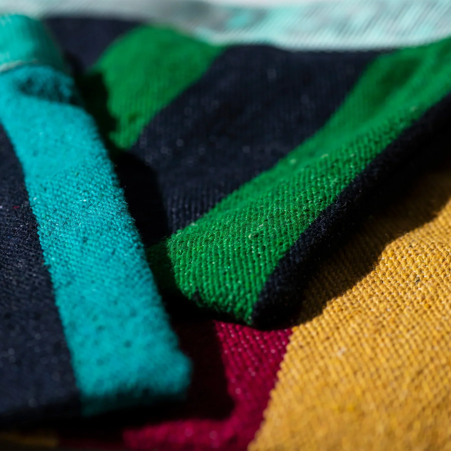 Rug Pouch - Green x Navy Blue - Image 4