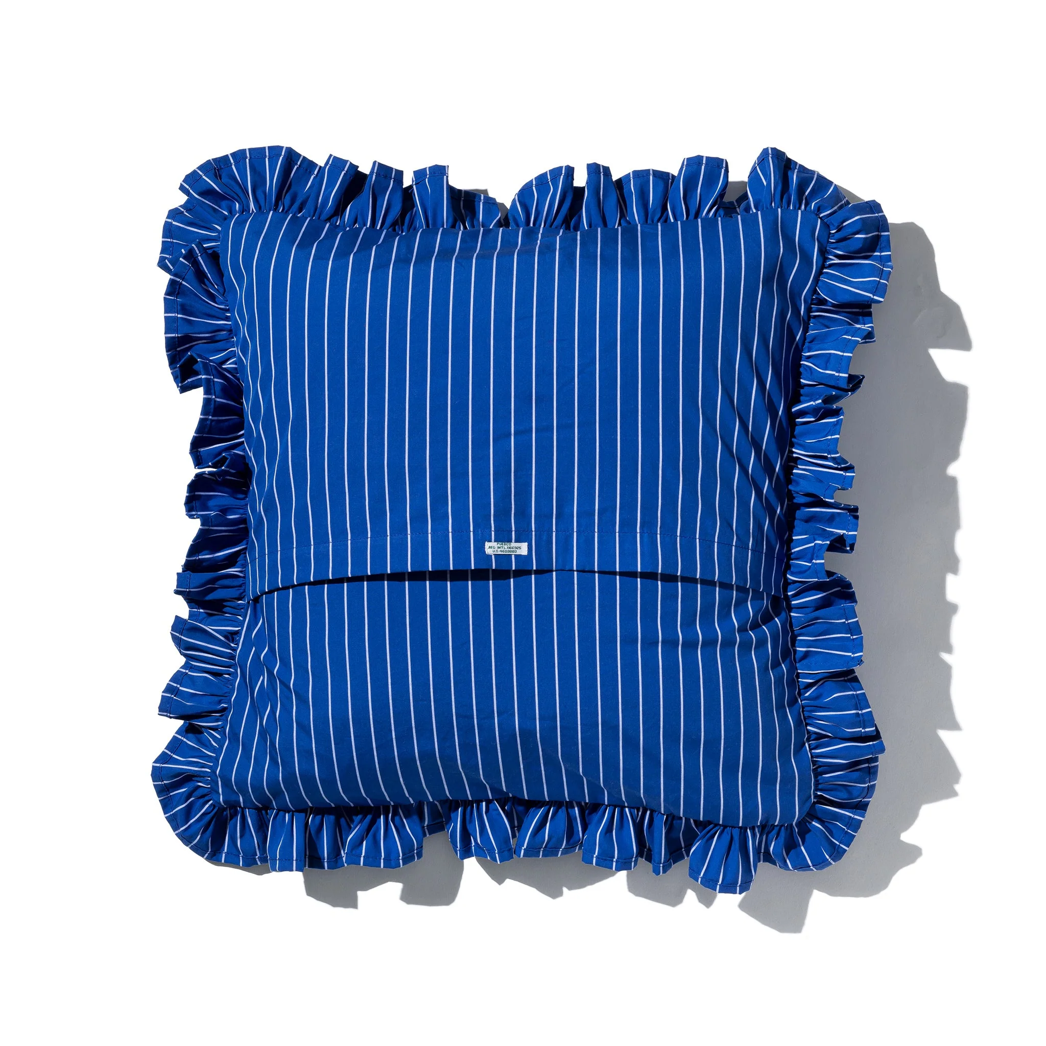 Shirt Fabric Ruffle Cushion Cover - Image 2