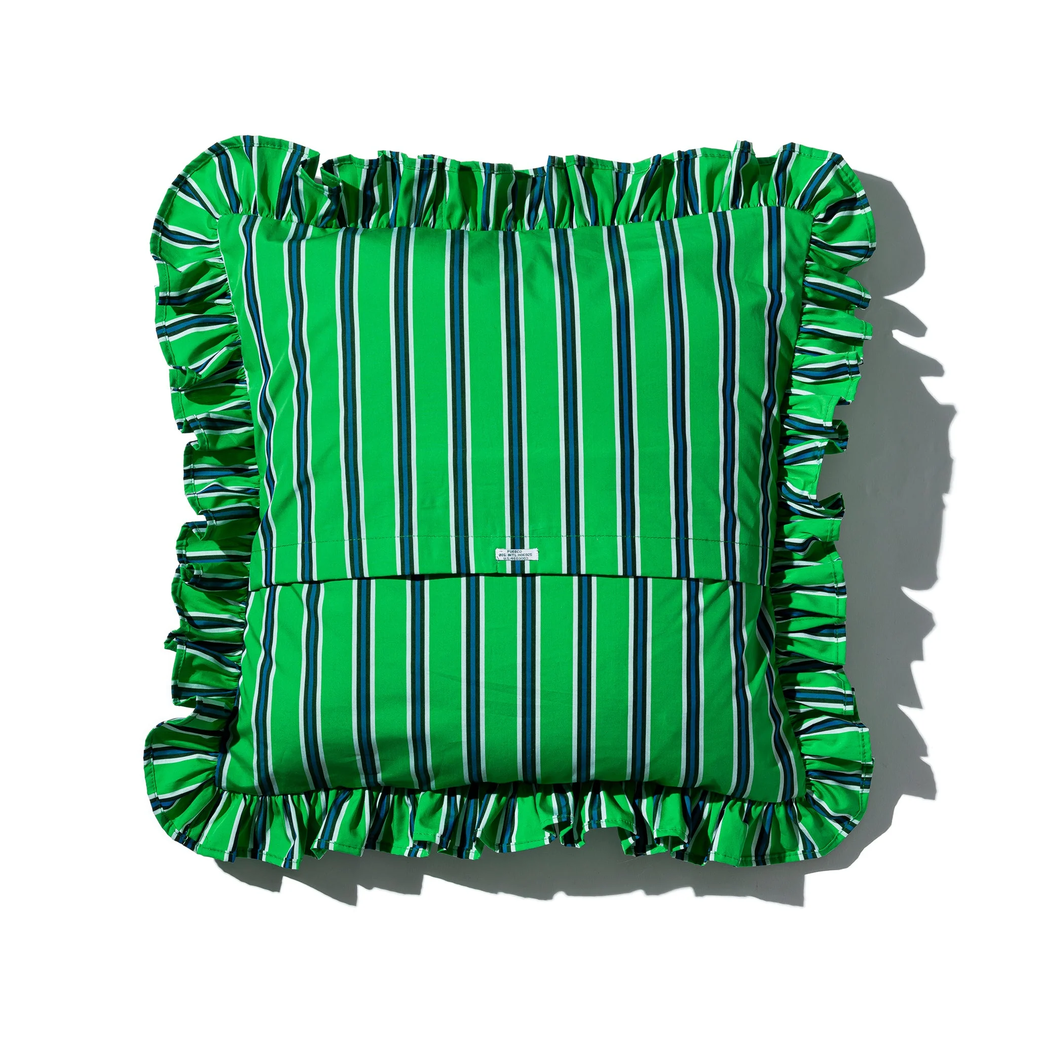 Shirt Fabric Ruffle Cushion Cover - Image 3