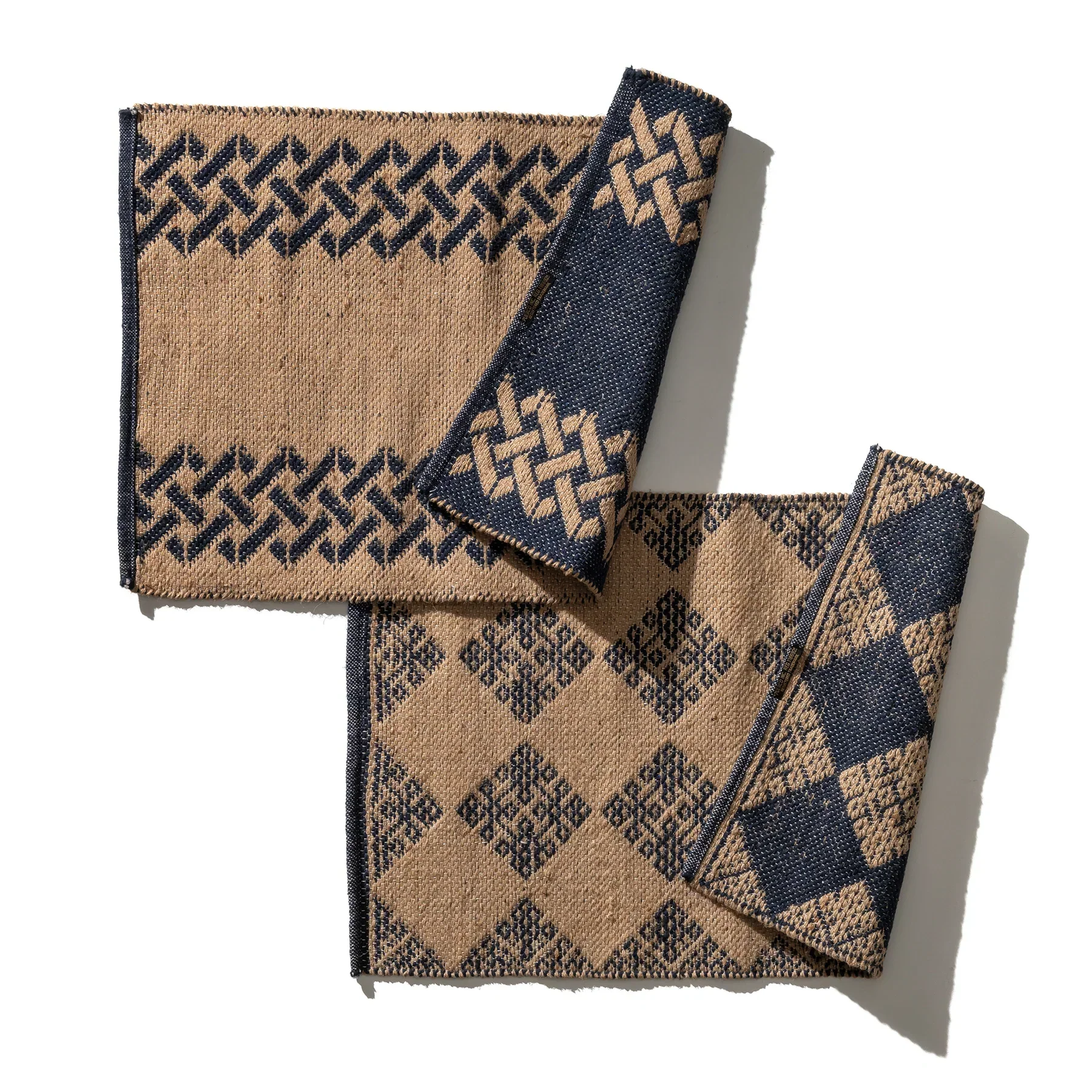 Tile Patterned Jute Mat - Sicily - Image 4