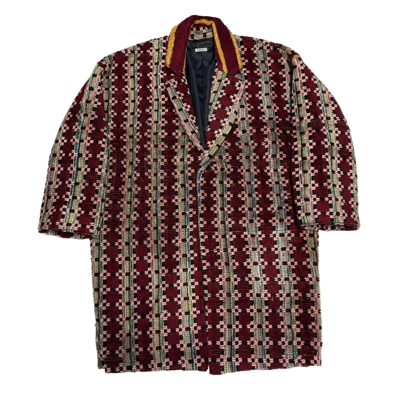 Truck Seat Fabric Collared Coat - Image 14