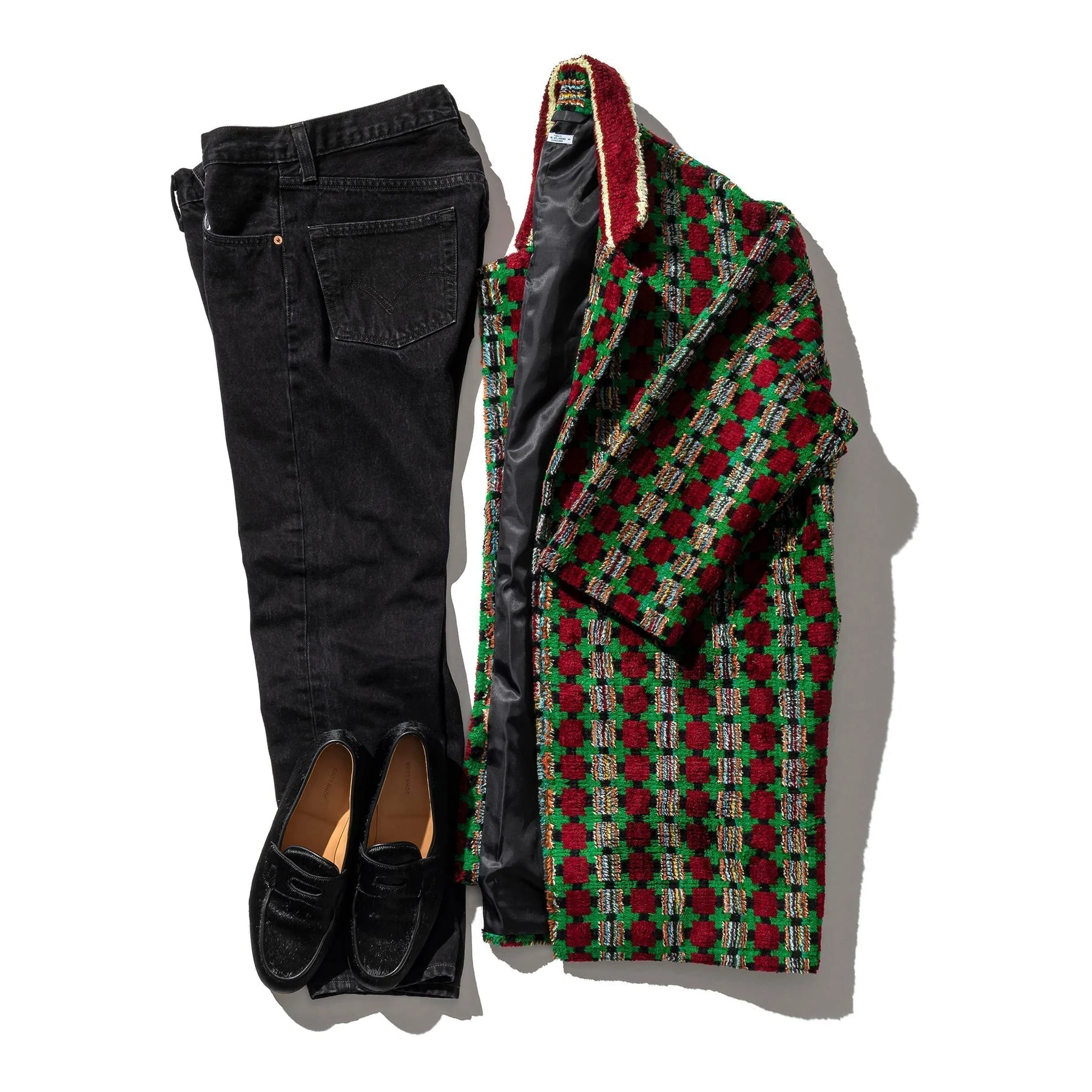 Truck Seat Fabric Collared Coat - Image 3