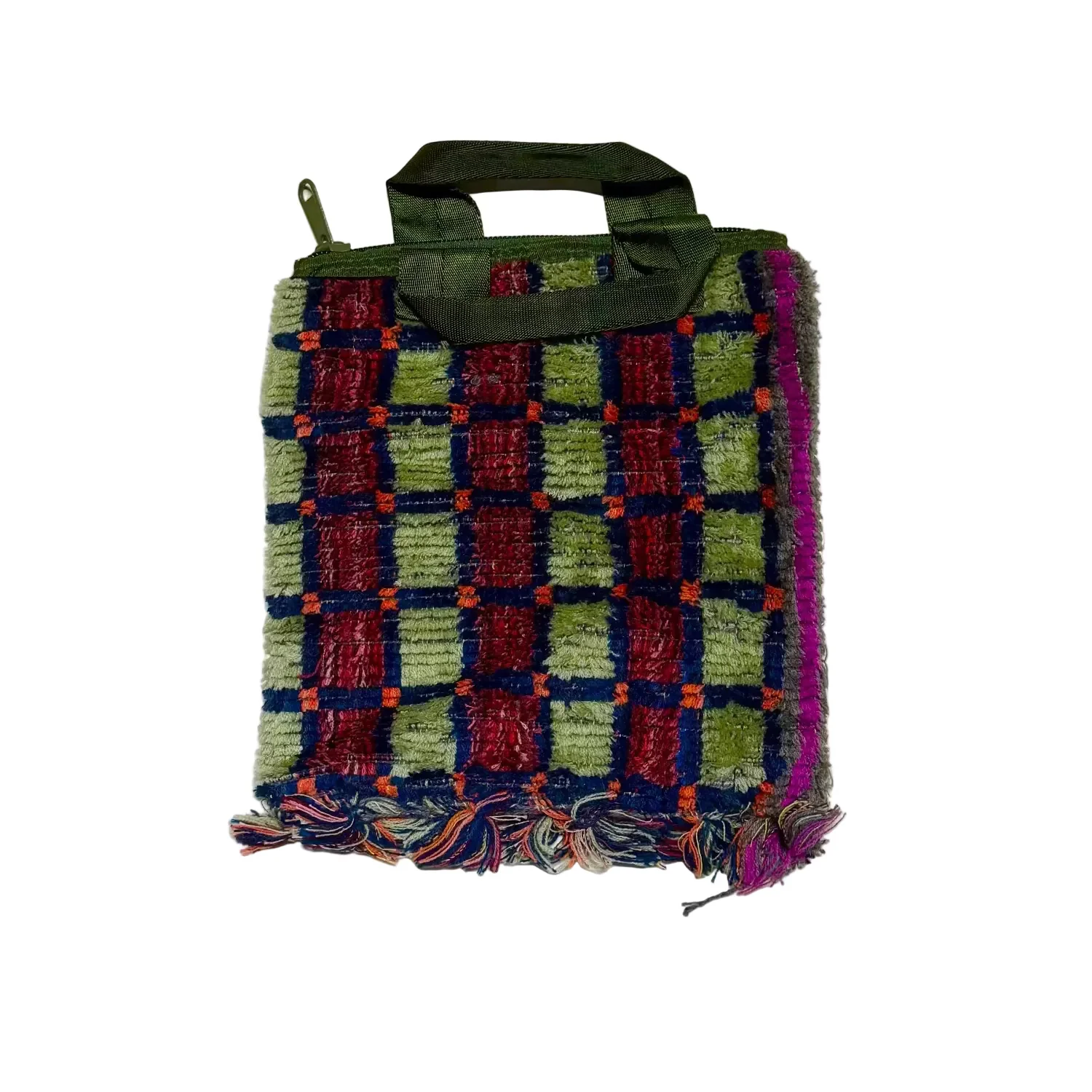 TRUCK SEAT FABRIC SMALL TOTE - Image 35