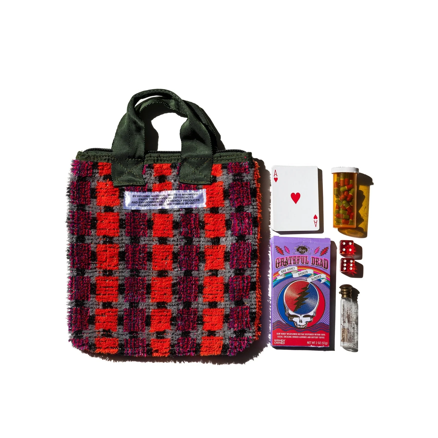 TRUCK SEAT FABRIC SMALL TOTE - Image 6