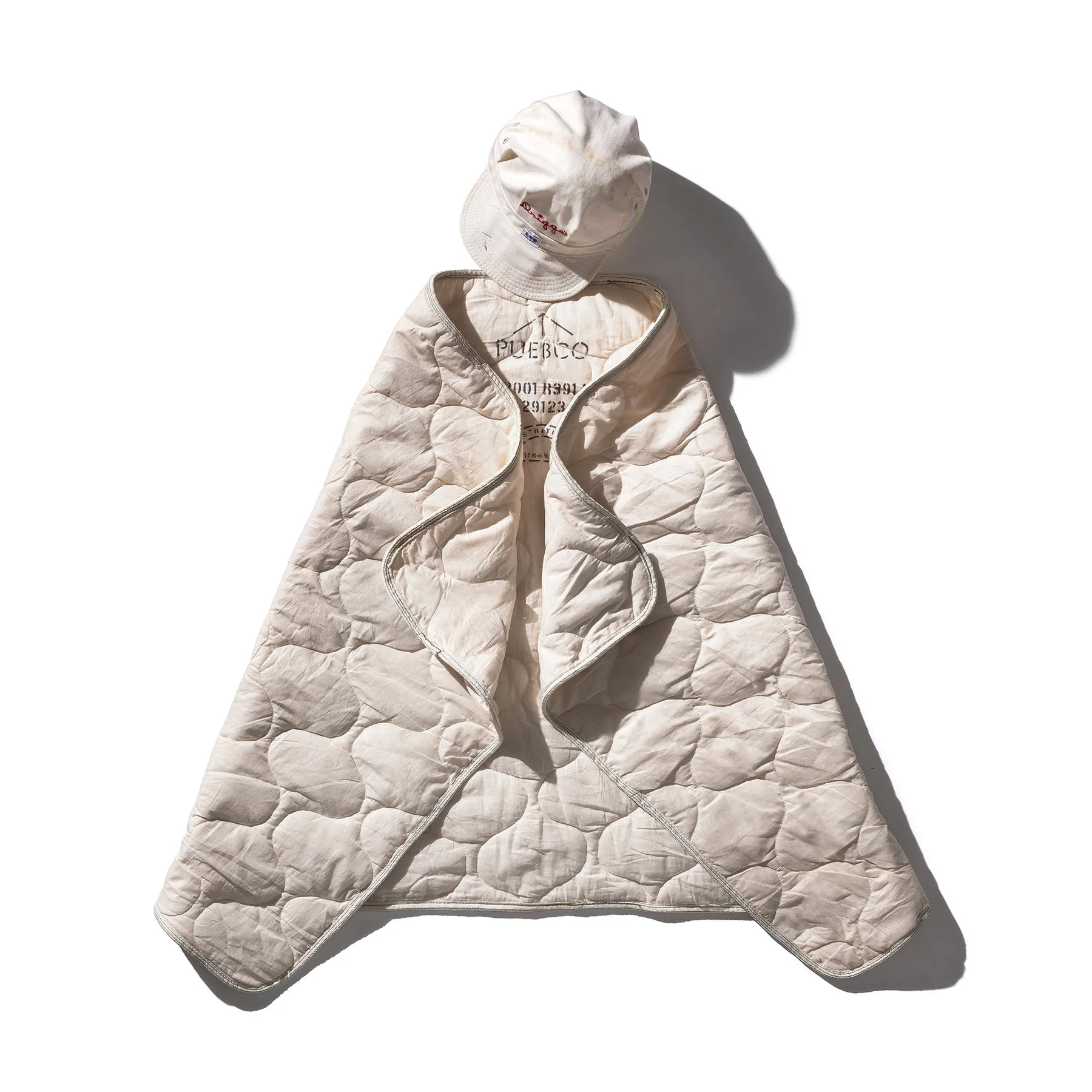 Vintage Parachute Line Quilted Blanket - Image 2