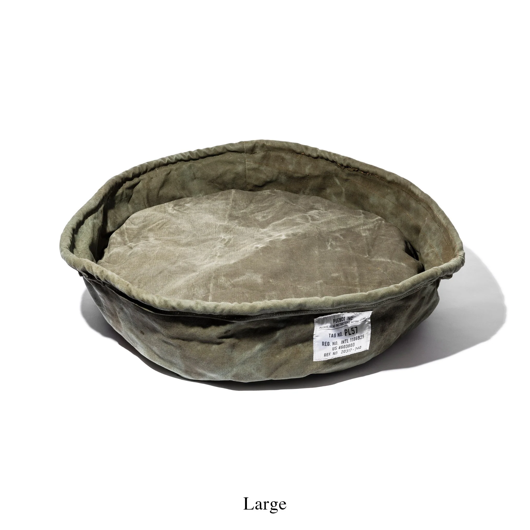 VINTAGE TENT FABRIC PET BED - Image 6