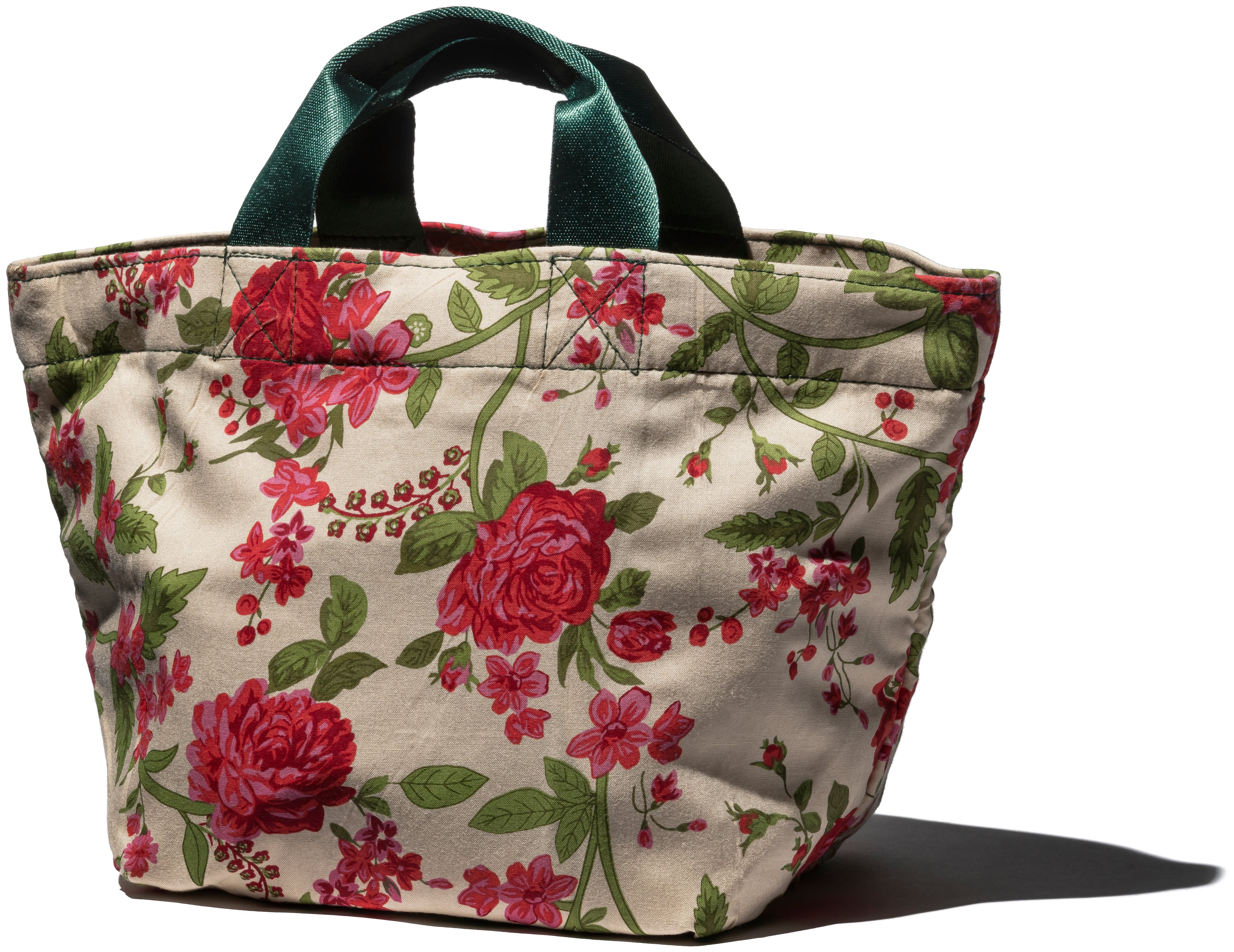 Vintage Tent Fabric with Printed Pattern Bag - Image 5