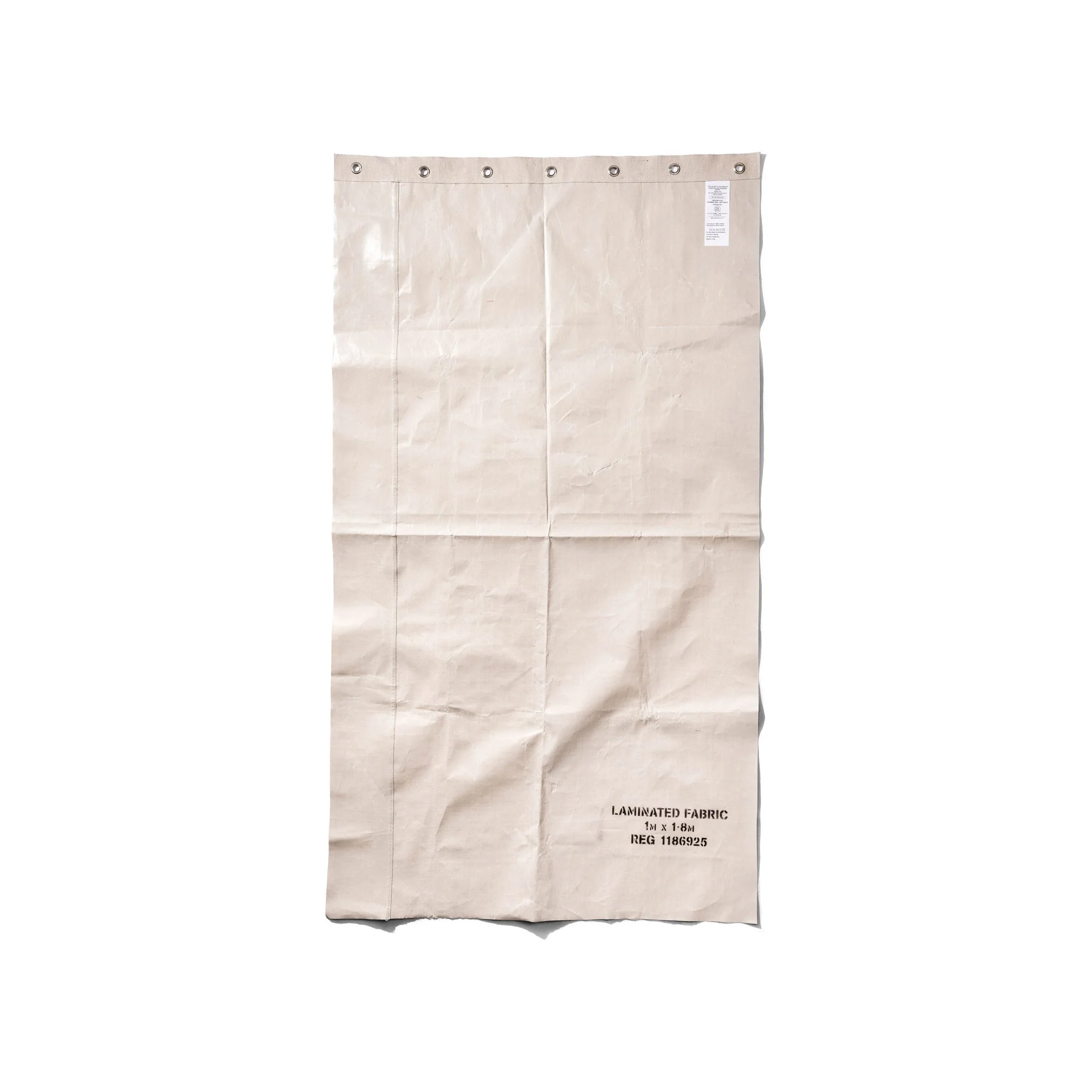 WHITE LAMINATED FABRIC CURTAIN - Image 2